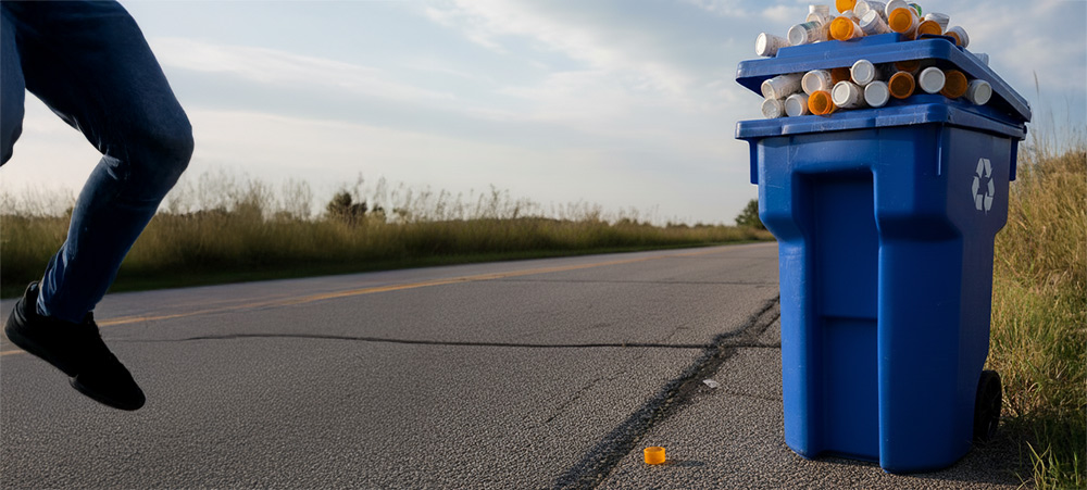 Area Man Announces National Take Back Drug Day Drop Box at His Residence